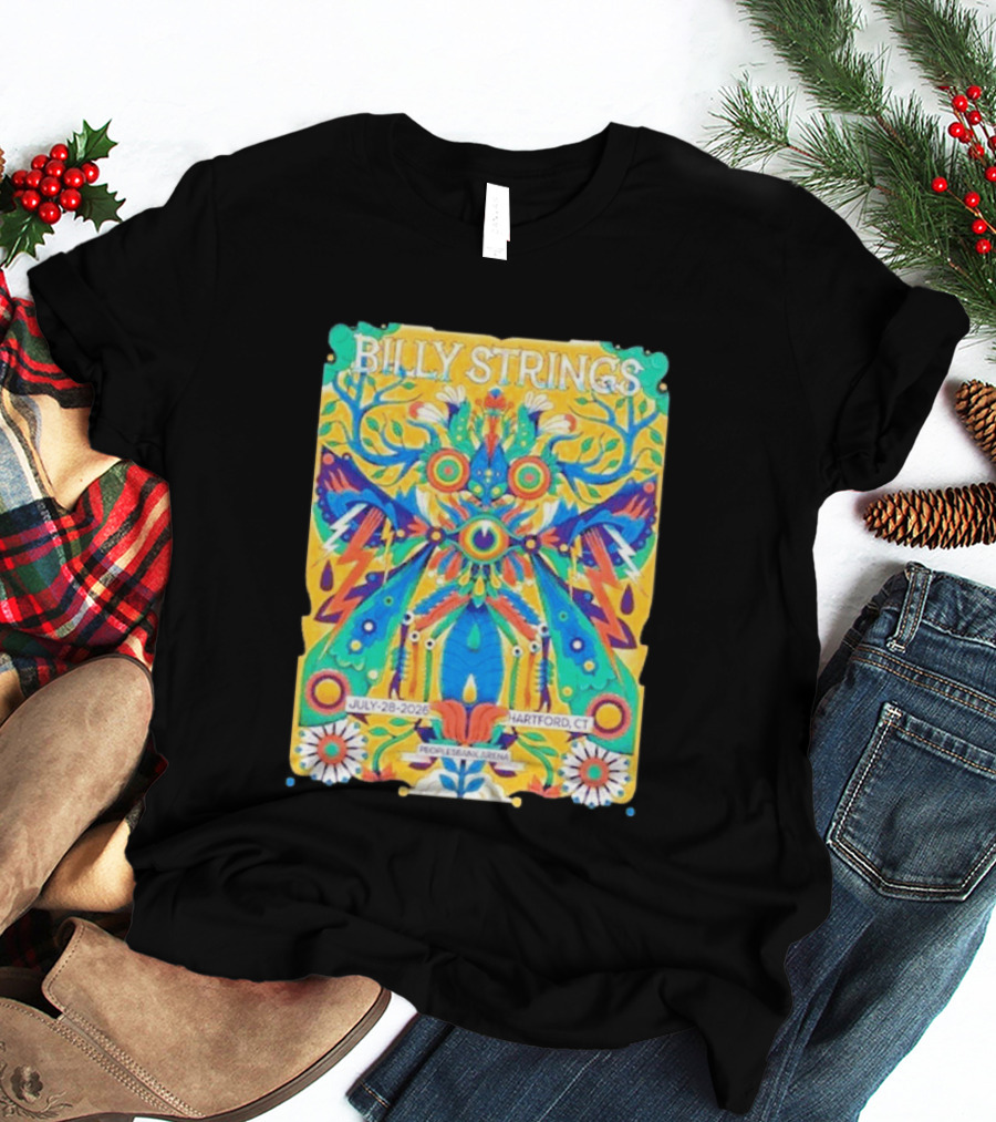 Billy Strings PeoplesBank Arena Hartford CT July 28 2026 T-Shirt