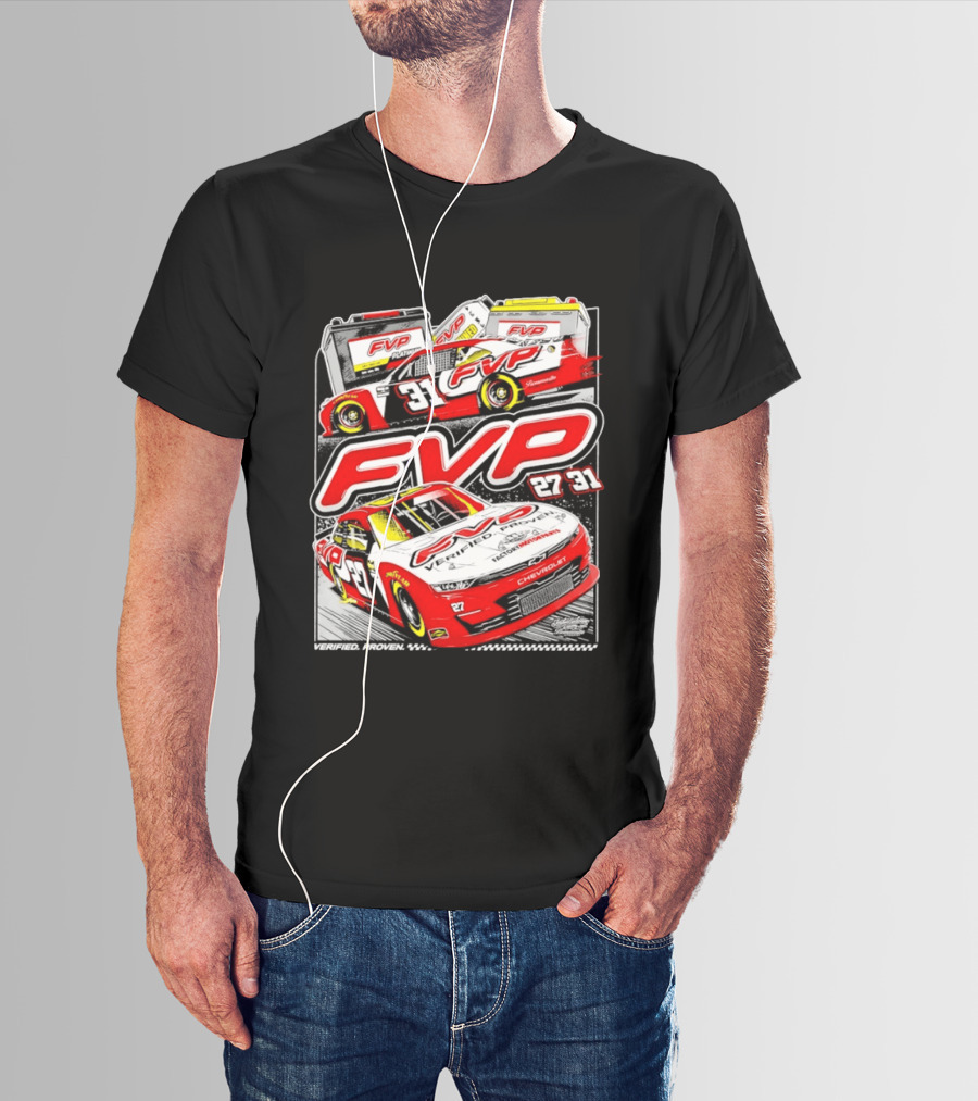 FVP Verified Proven Jordan Anderson Racing Chevrolet 27 31 T-Shirt