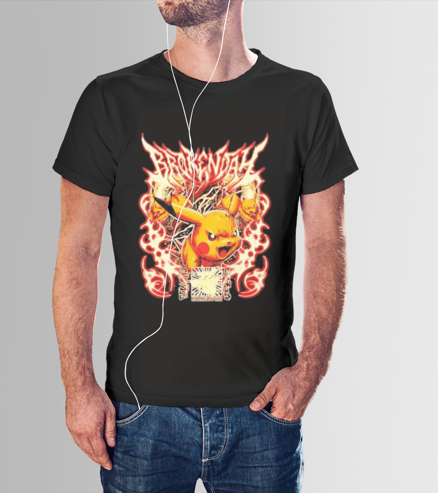 Brokendah High Voltage Pikachu Pokémon Electric Burst T-Shirt