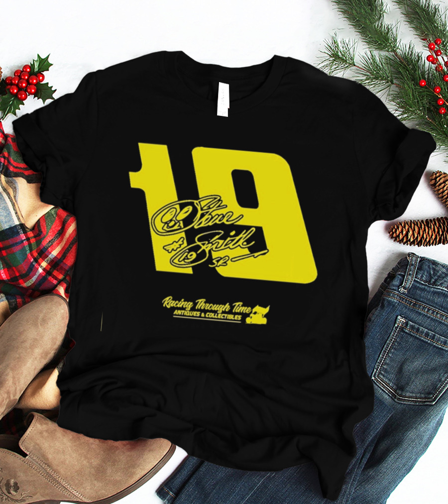 Steve Smith Sr 19 Racing Through Time Antiques Collectibles T-Shirt