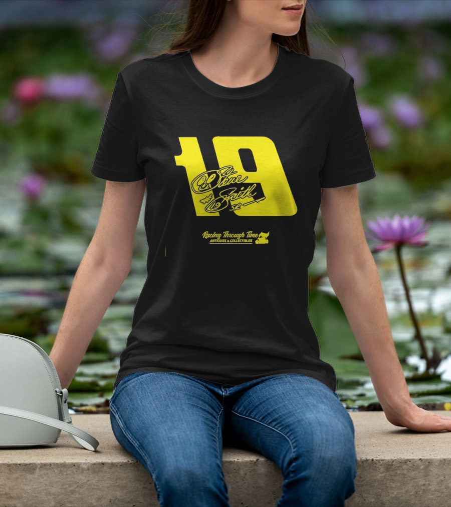 Steve Smith Sr 19 Racing Through Time Antiques Collectibles T-Shirt
