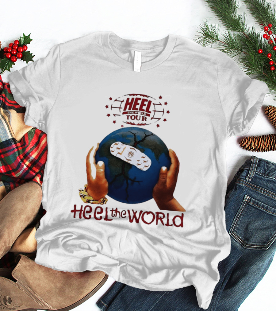 Westside Gunn Heel The World Tour Griselda Bandaged Earth And Hands T-Shirt