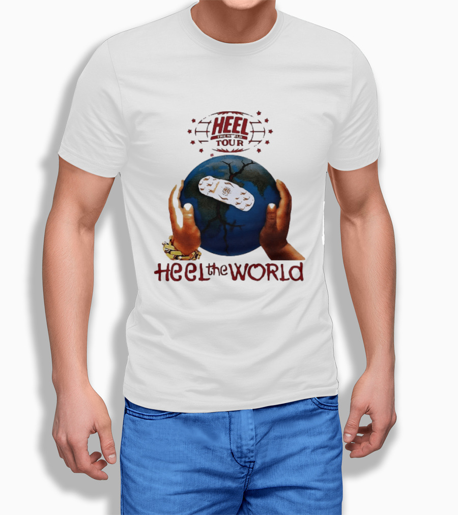 Westside Gunn Heel The World Tour Griselda Bandaged Earth And Hands T-Shirt