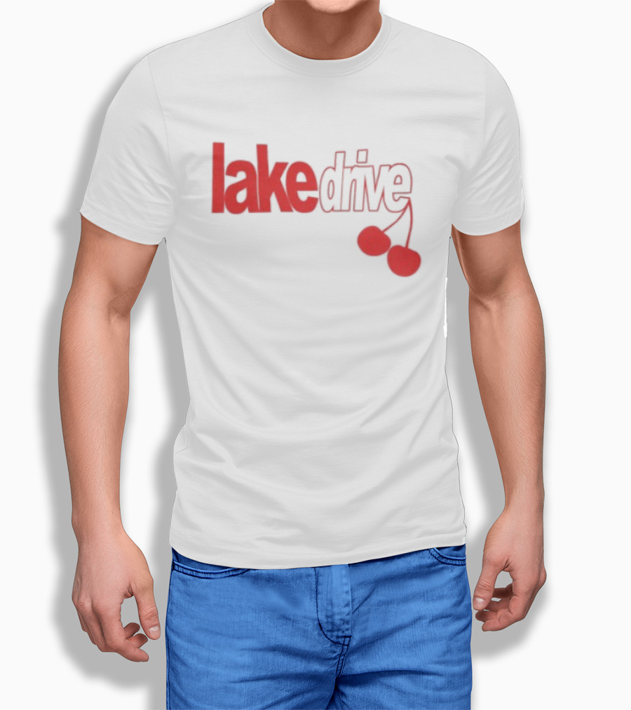 Lake Drive Cherry Ringer Retro Style Vibes T-Shirt