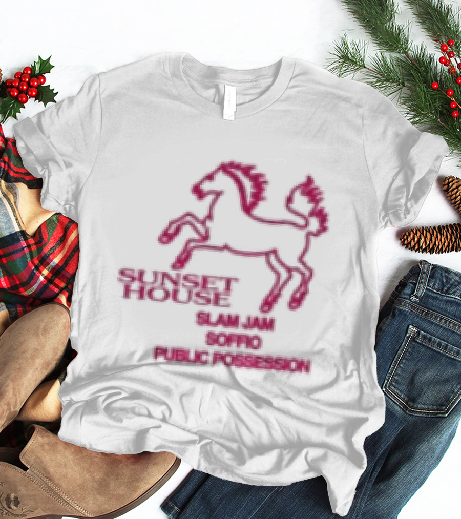 Public Possession Store Slam Jam Soffio Sunset House T-Shirt