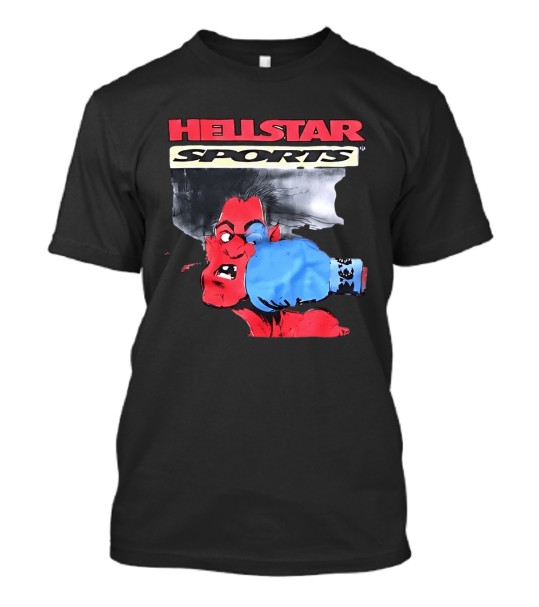 Hellstar Sports Boxing Comic Urban Streetwear T-Shirt