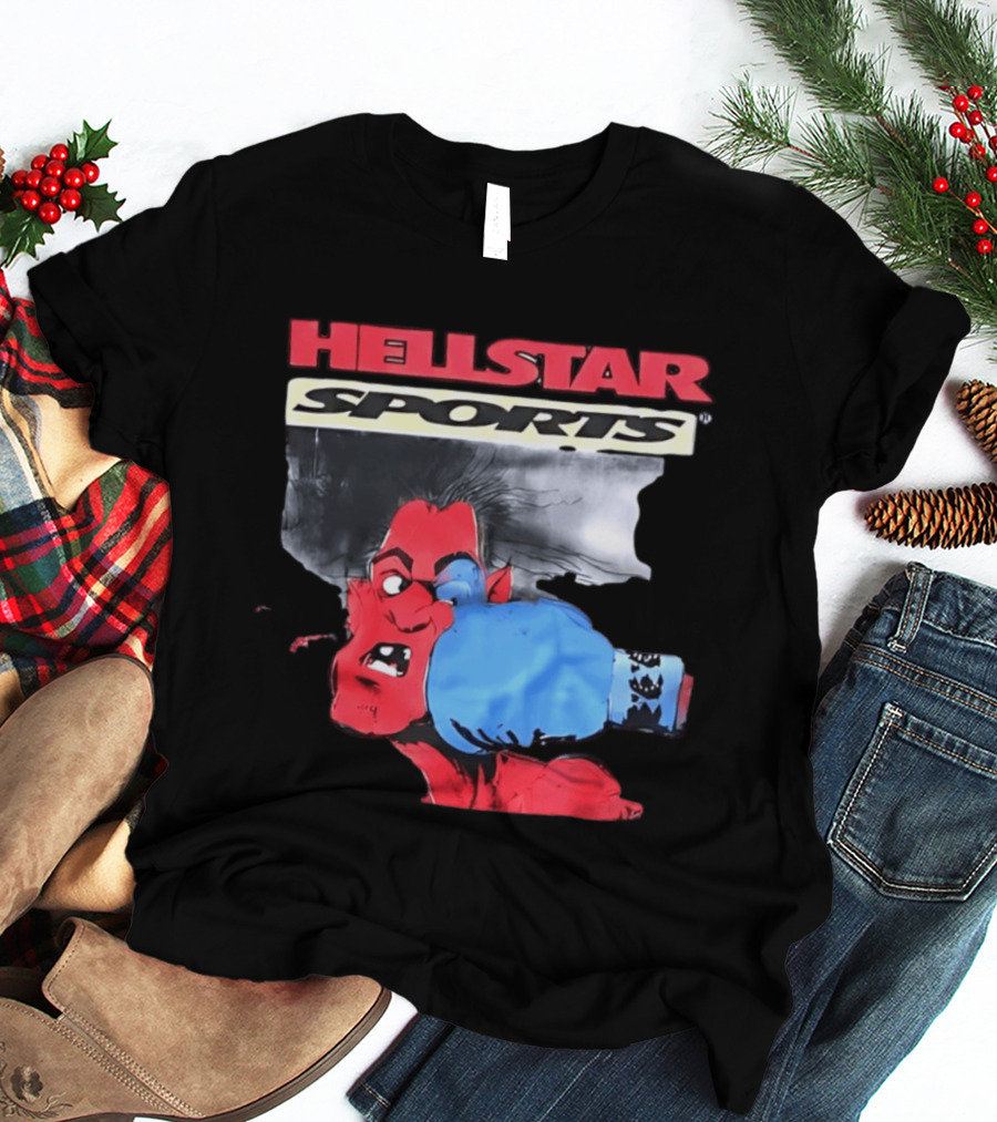 Hellstar Sports Boxing Comic Urban Streetwear T-Shirt