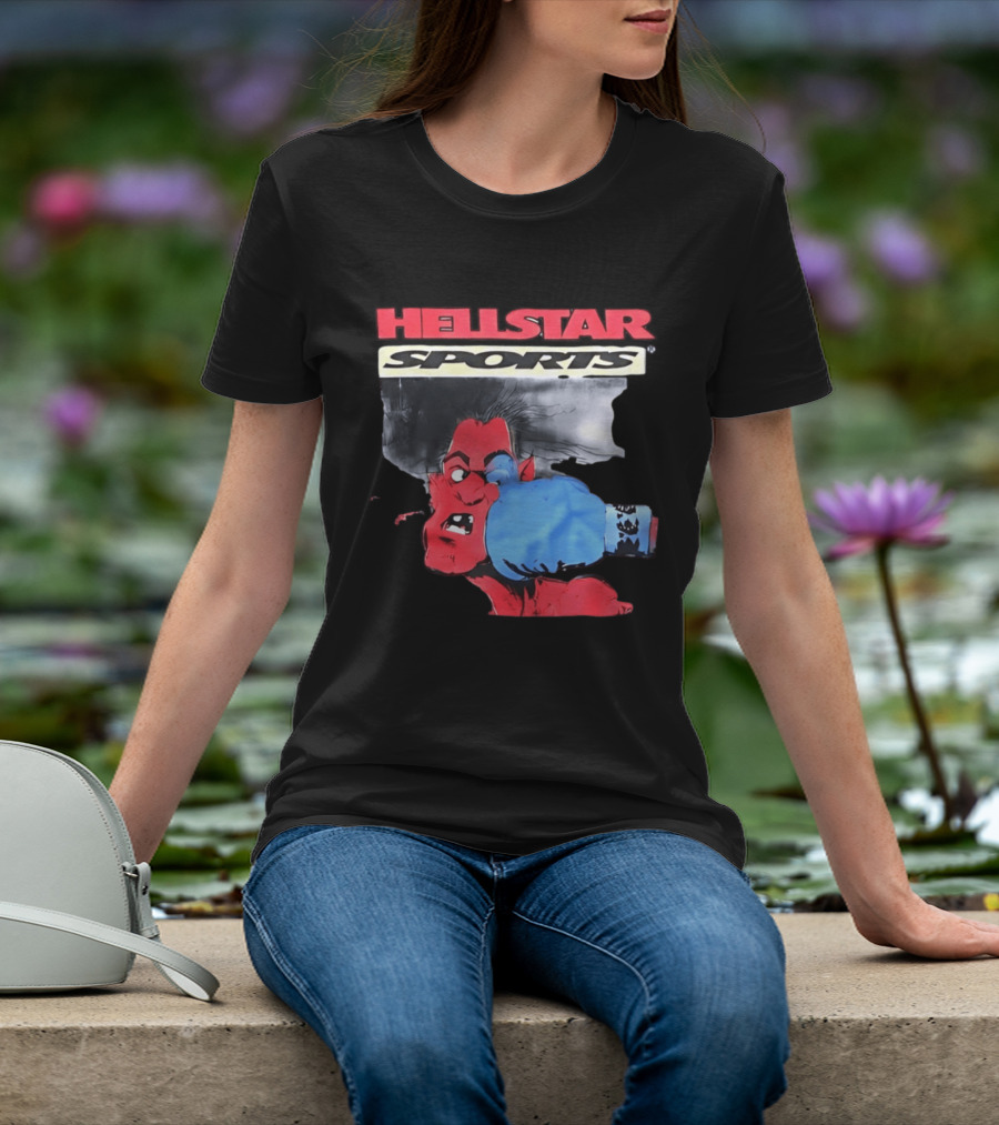 Hellstar Sports Boxing Comic Urban Streetwear T-Shirt