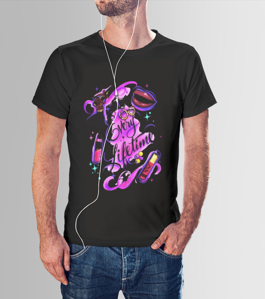 In Every Lifetime Hustle Lip Glo Airbrush T-Shirt