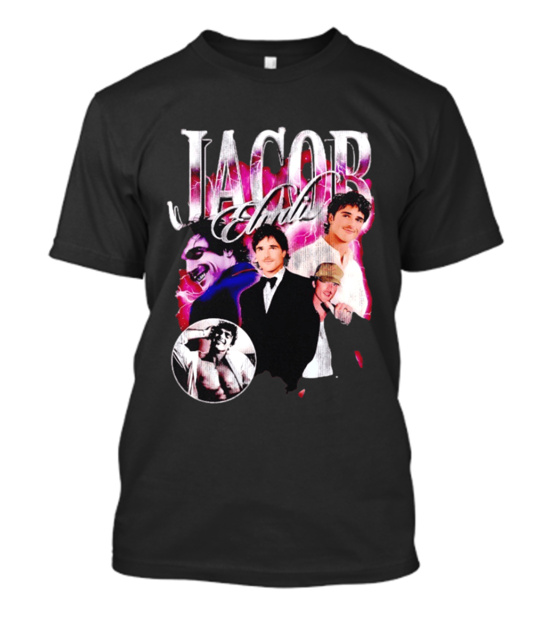 Jacob Elordi Collage Joker Suit Hat Aesthetic T-Shirt