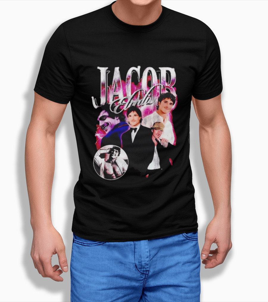 Jacob Elordi Collage Joker Suit Hat Aesthetic T-Shirt