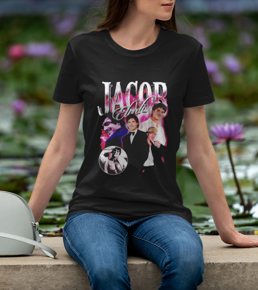 Jacob Elordi Collage Joker Suit Hat Aesthetic T-Shirt