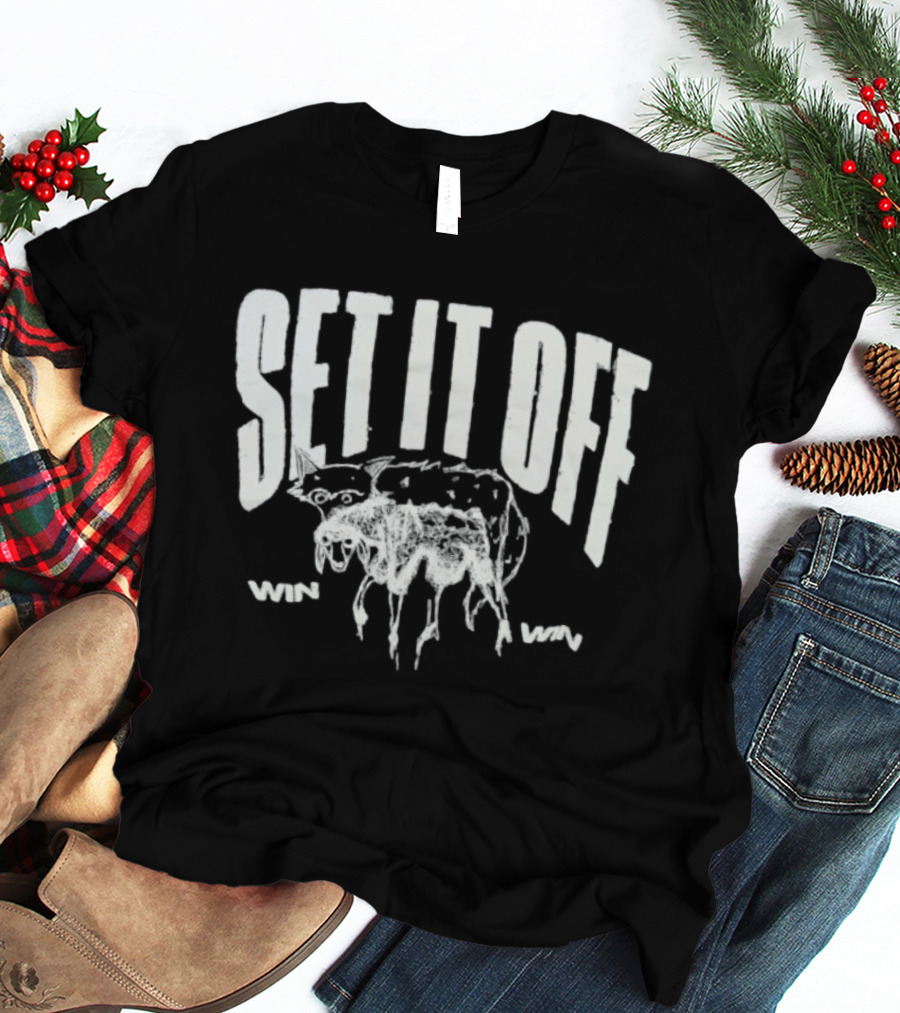 Set It Off Win Win Goat Sketch T-Shirt