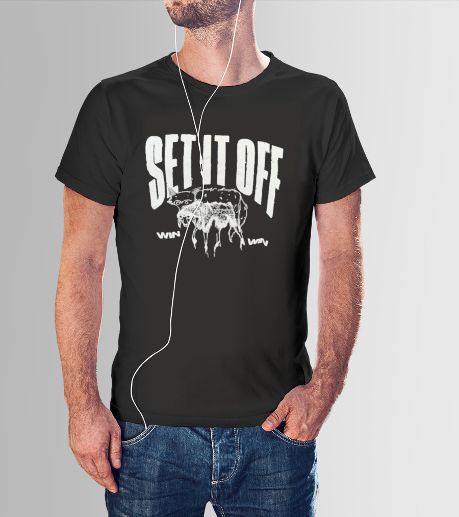 Set It Off Win Win Goat Sketch T-Shirt