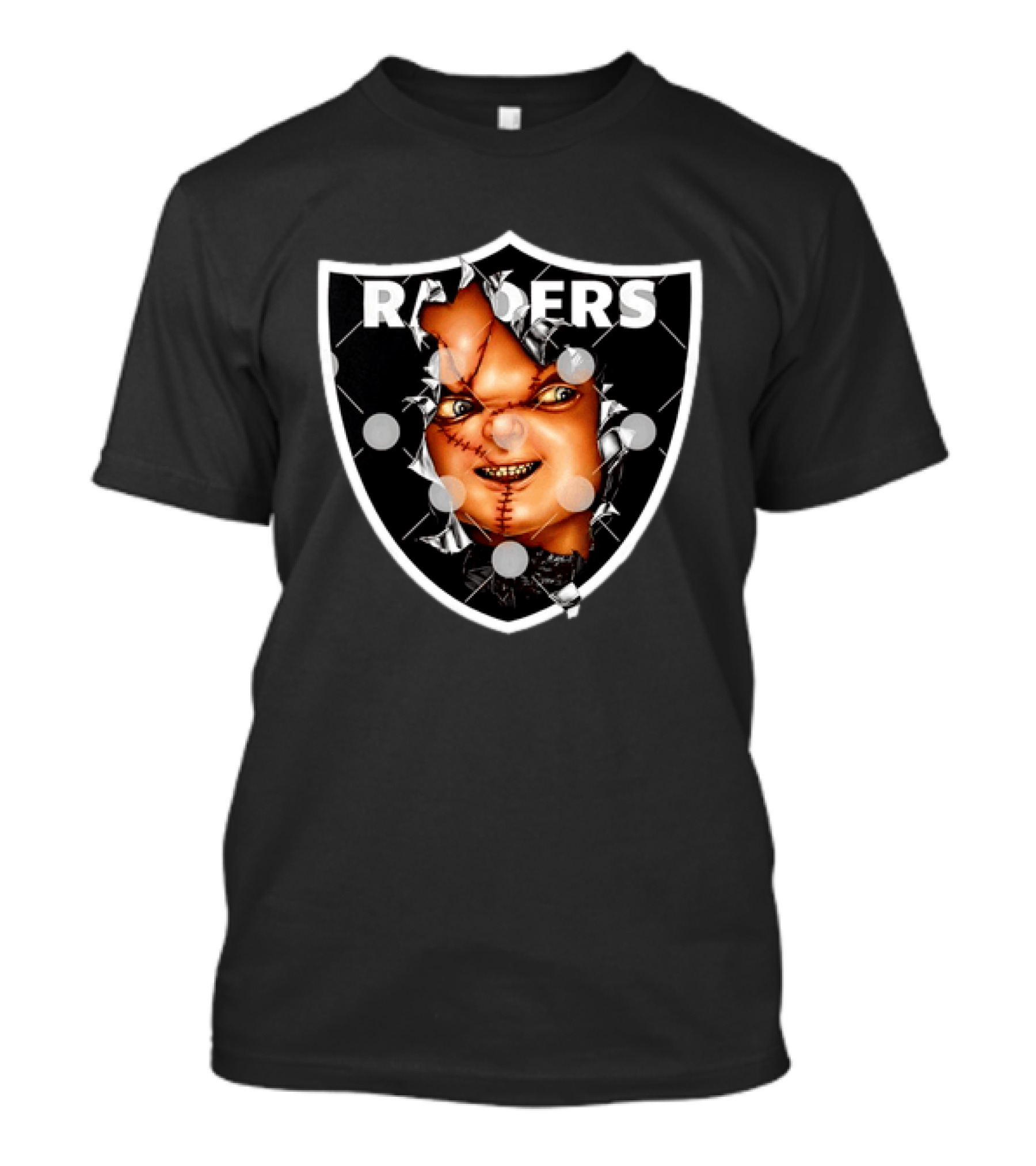 Chucky Doll Raiders Horror Las Vegas NFL T-Shirt