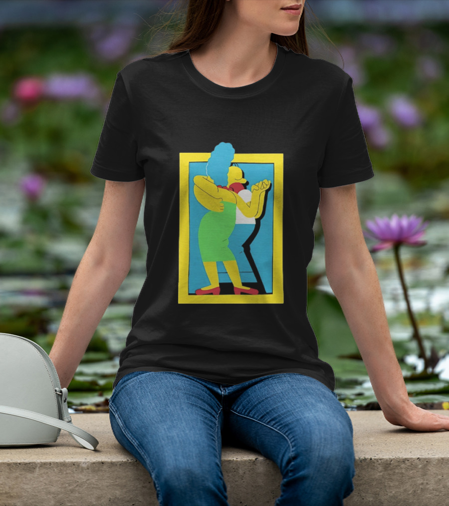 Simps Dance Iconic Cartoon Couple Embrace T-Shirt