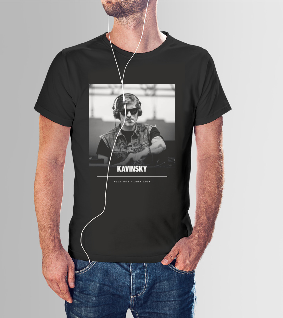 Kavinsky July 1975 July 2026 Retro DJ T-Shirt