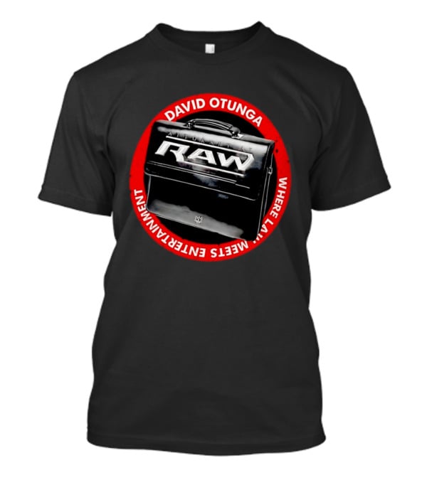 David Otunga Raw Attorney Briefcase Where Law Meets Entertainment T-Shirt