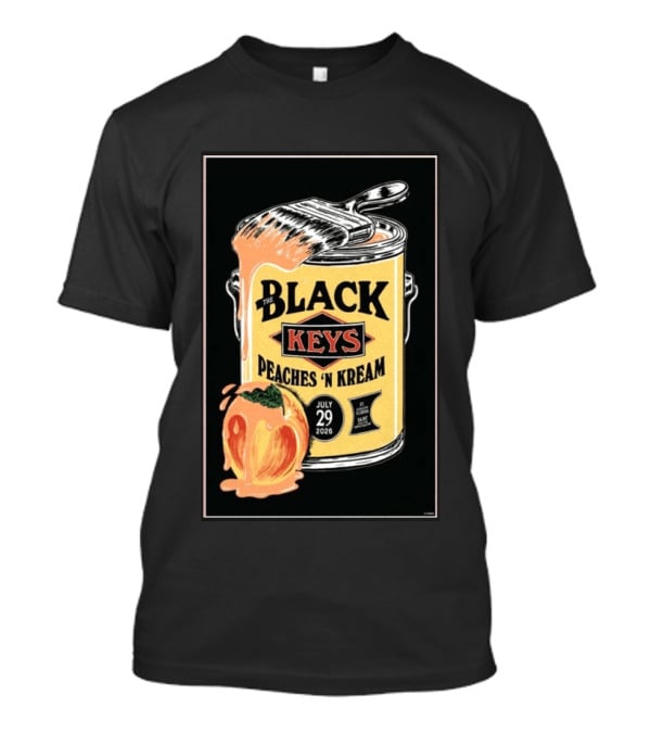 The Black Keys Peaches 'N Kream July 29 2026 St. Augustine Florida T-Shirt
