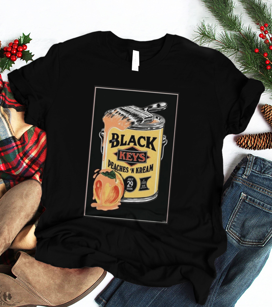The Black Keys Peaches 'N Kream July 29 2026 St. Augustine Florida T-Shirt