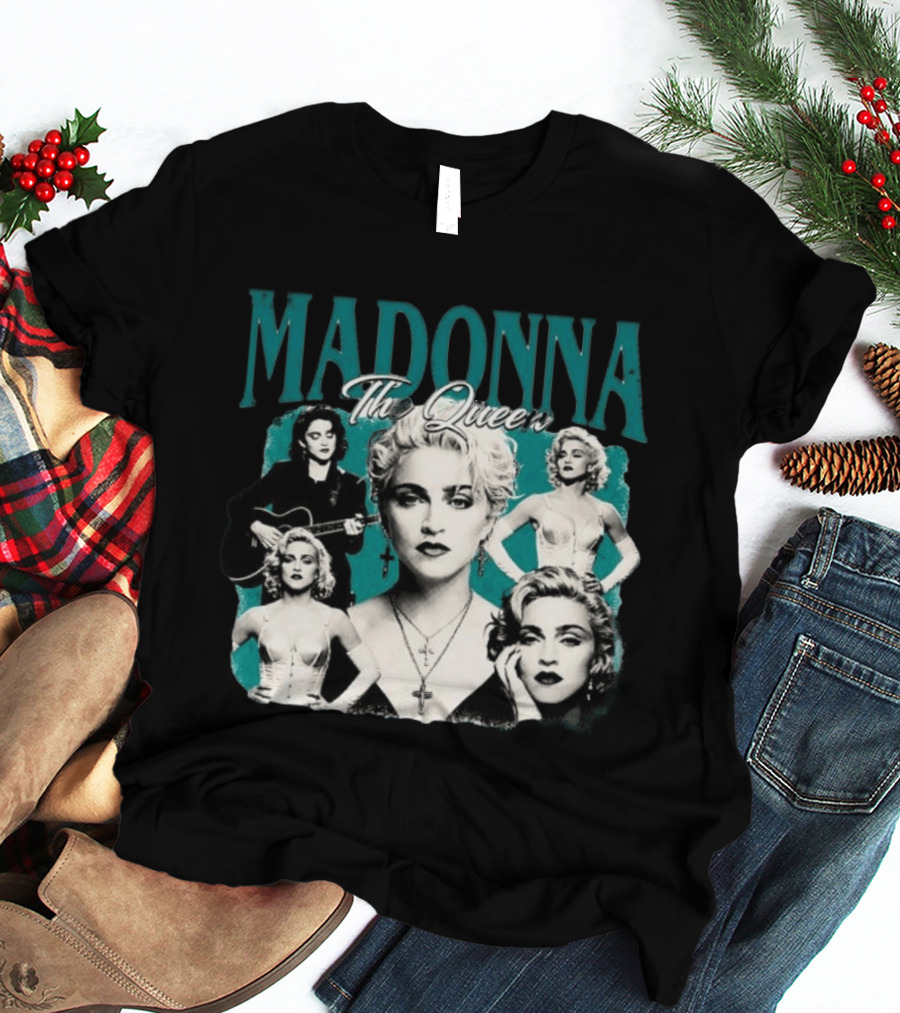 Madonna The Queen Iconic 90s Music Legend T-Shirt