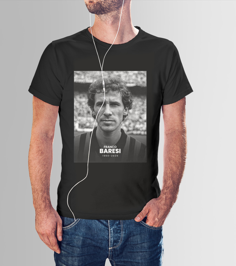 Franco Baresi 1960 2026 Football Legend T-Shirt