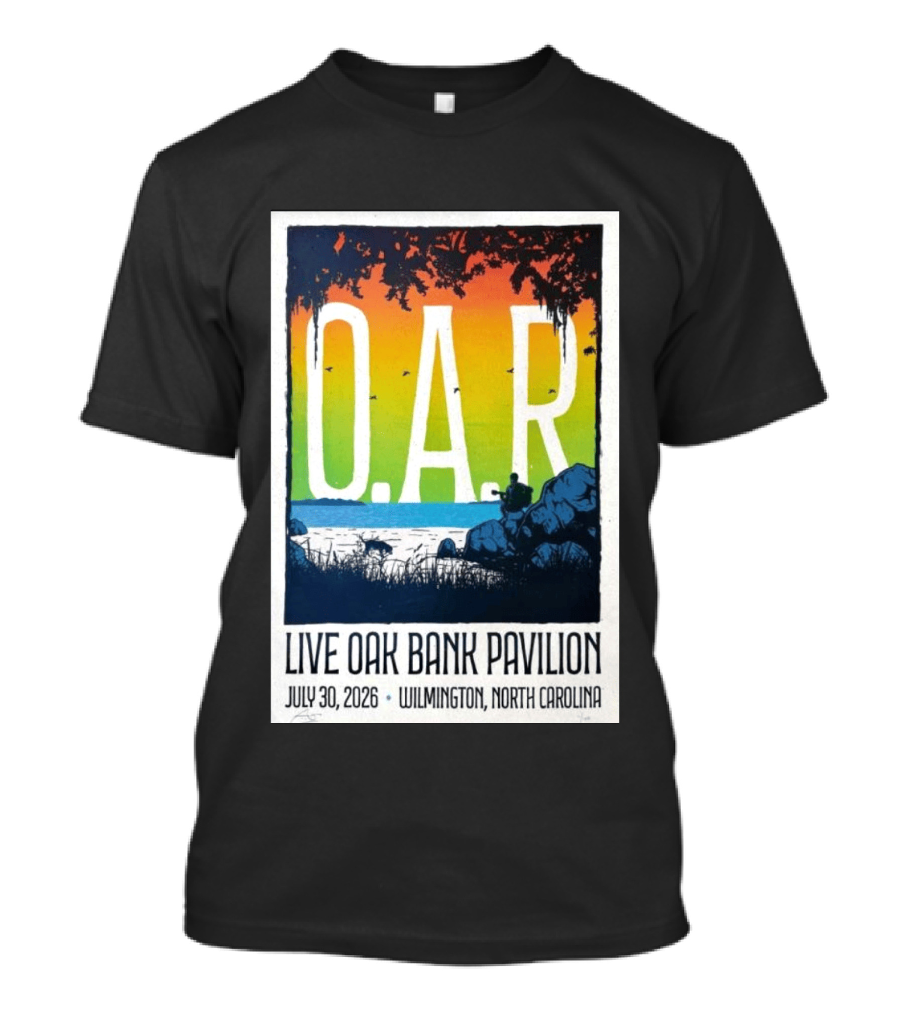 O.A.R. Live Oak Bank Pavilion July 30 2026 Wilmington North Carolina T-Shirt