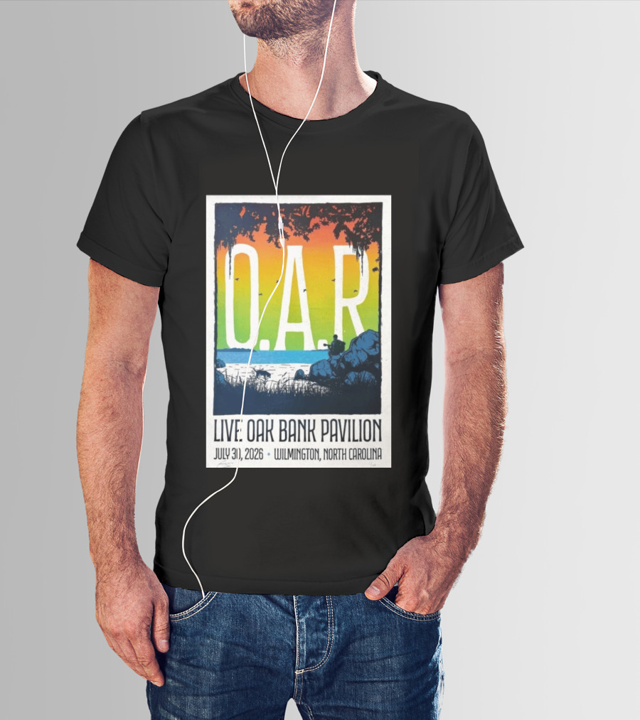 O.A.R. Live Oak Bank Pavilion July 30 2026 Wilmington North Carolina T-Shirt