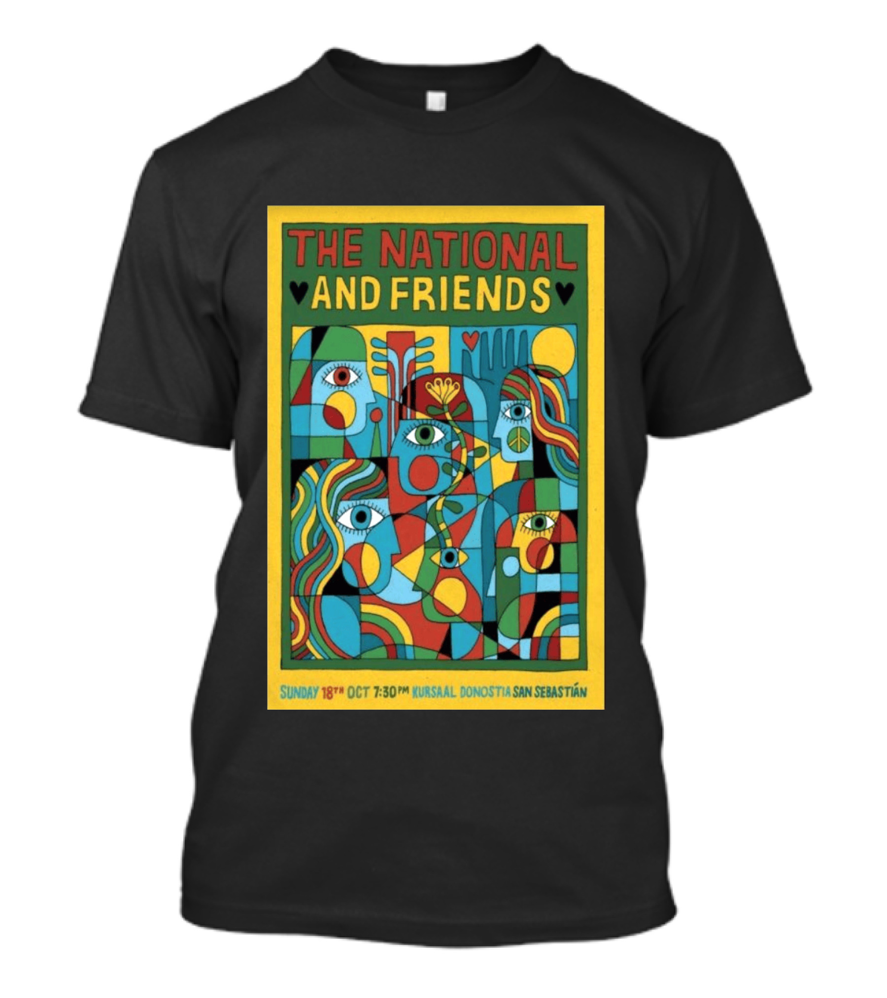 The National And Friends San Sebastián Concert October 18 Kursaal Donostia T-Shirt