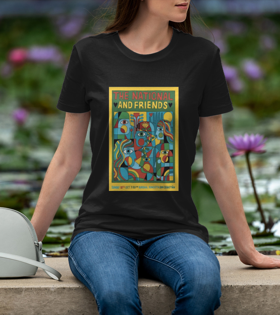 The National And Friends San Sebastián Concert October 18 Kursaal Donostia T-Shirt
