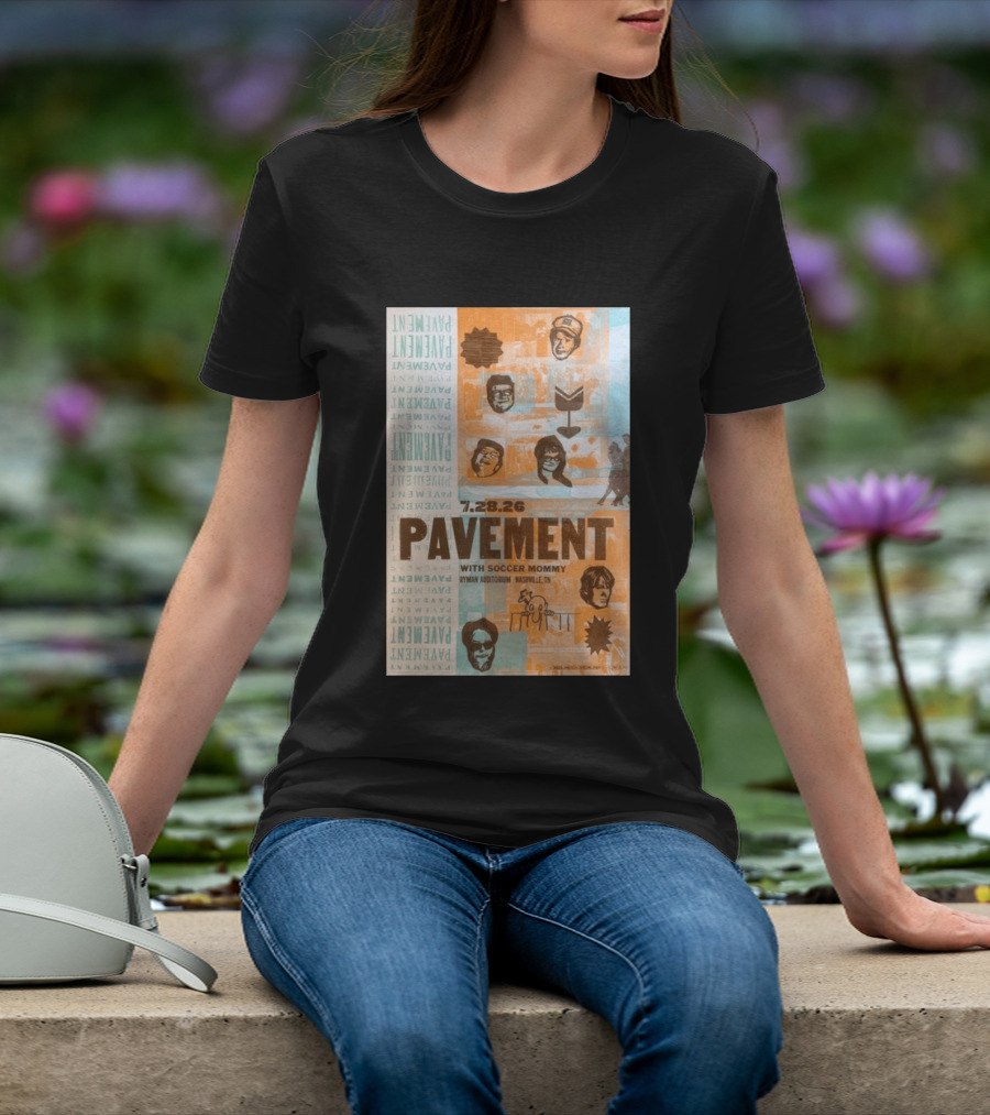 Pavement With Soccer Mommy Ryman Auditorium Nashville July 28 2026 T-Shirt