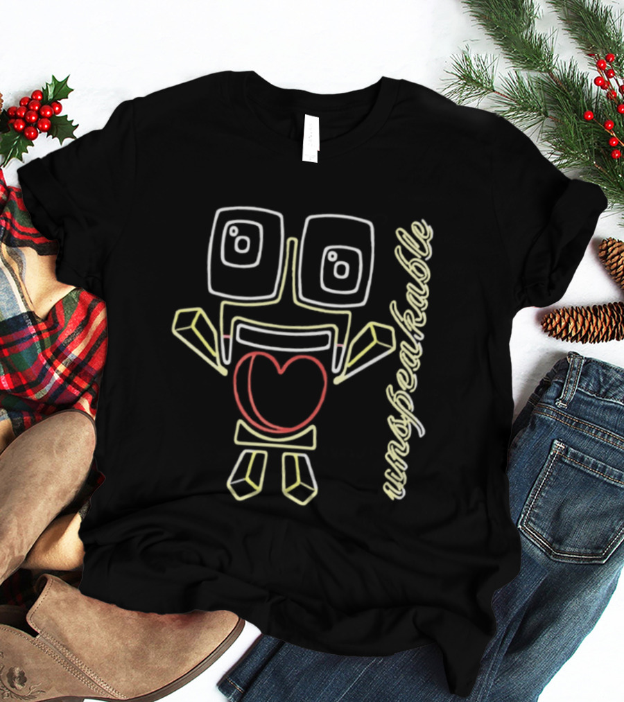 Unspeakable Neon Heart Character YouTube T-Shirt