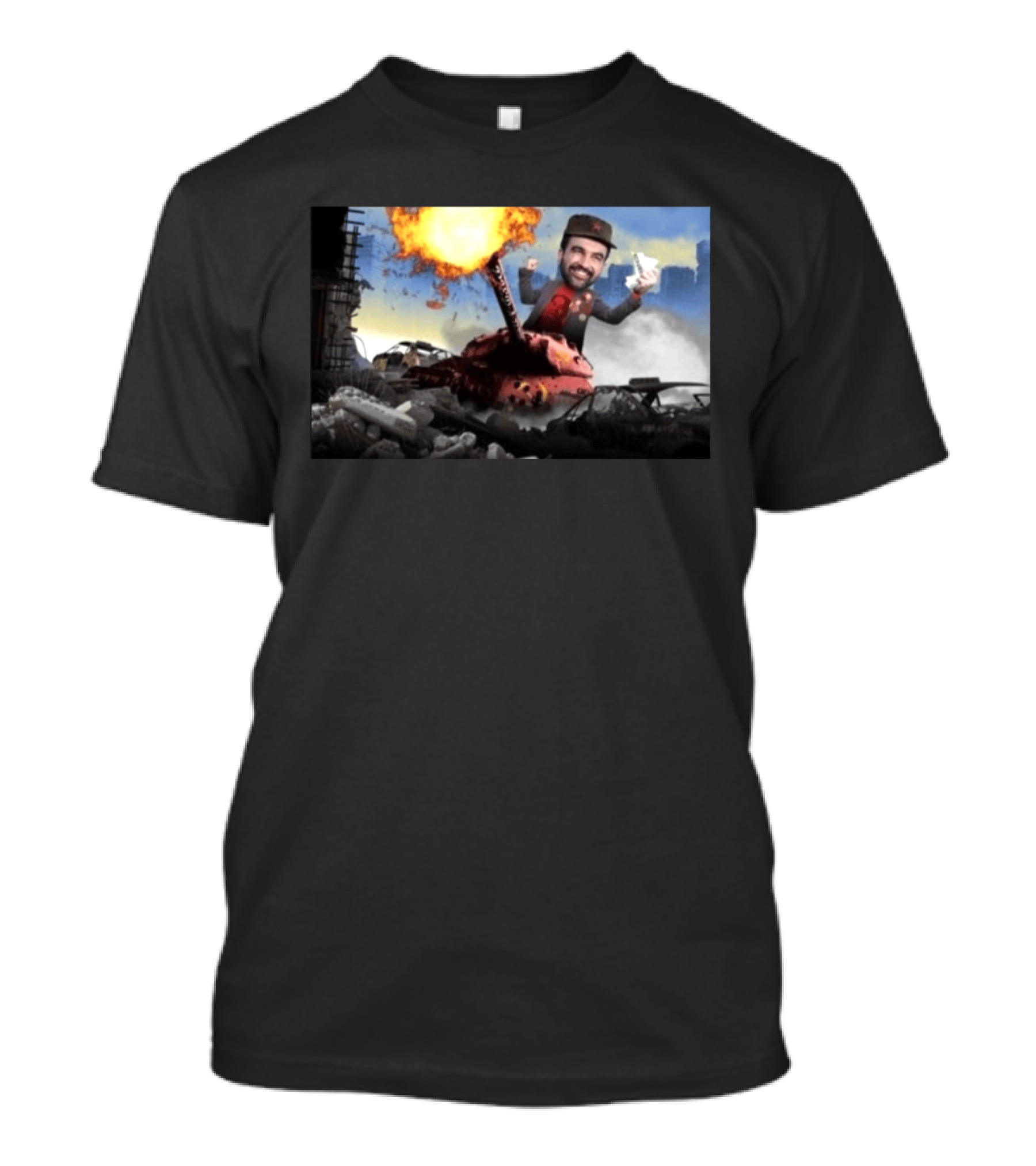 Zohran Mamdani Pied à Terre Tax NYC Explosion Image T-Shirt