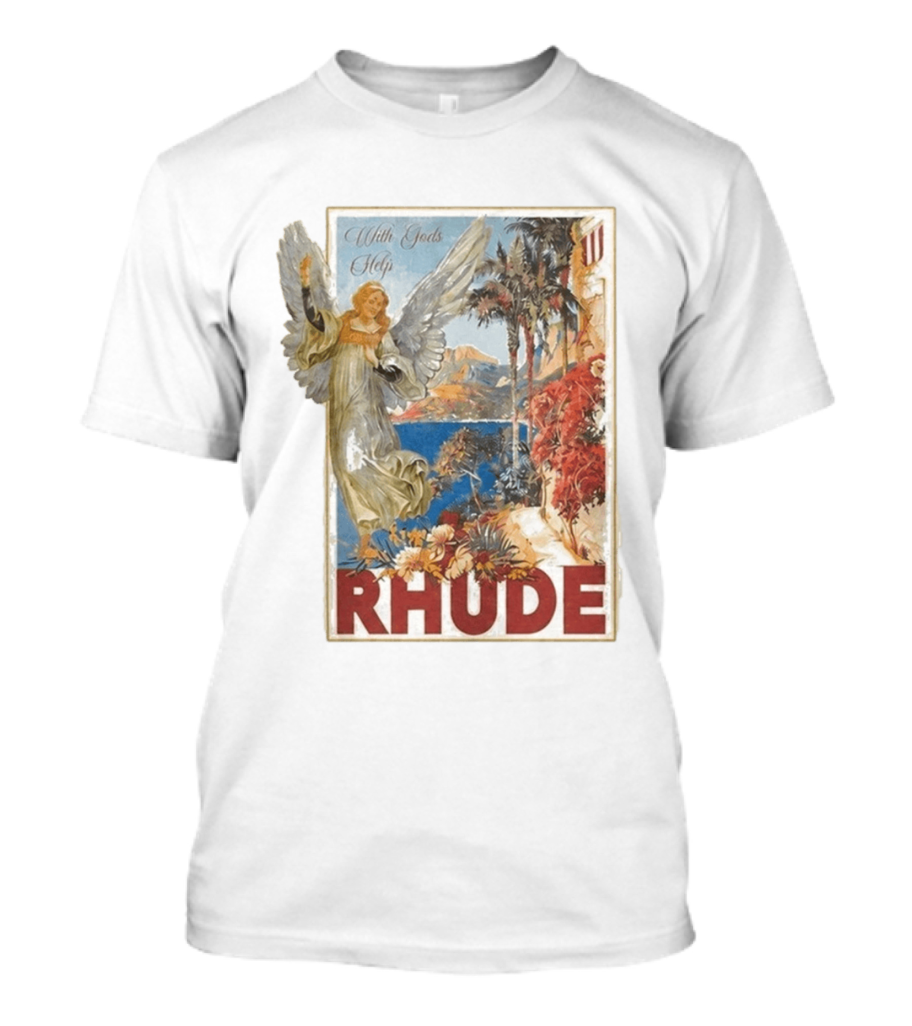 2 Chainz Rhude With Gods Help Angel Scenic Landscape T-Shirt