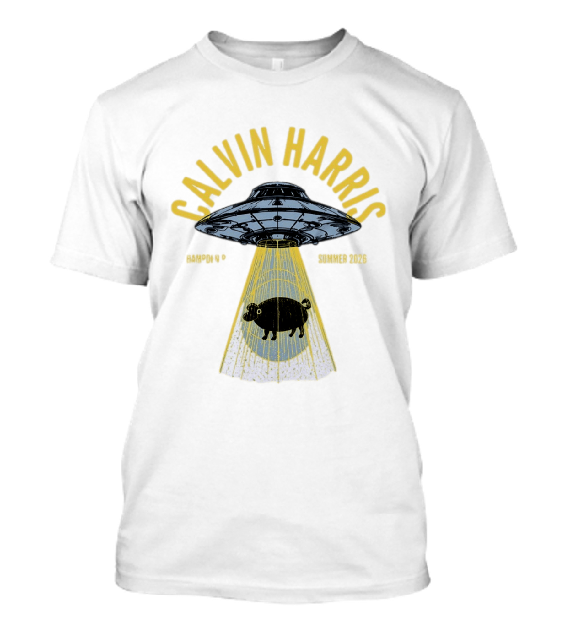 Calvin Harris UFO Sheep Hampden Park Summer 2026 T-Shirt
