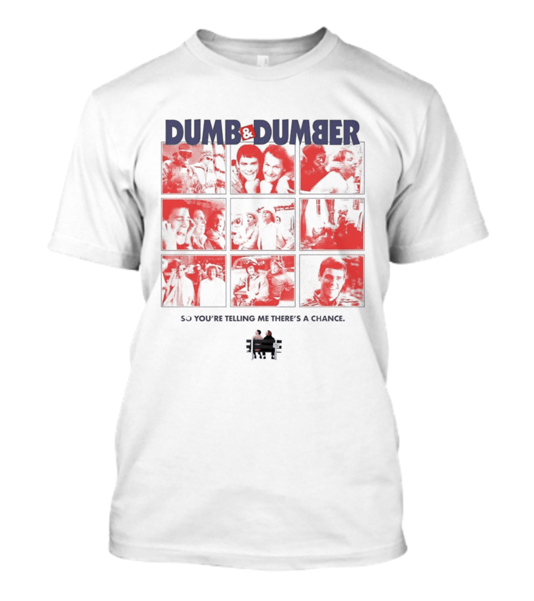 Dumb And Dumber So You're Telling Me There's A Chance Collage T-Shirt