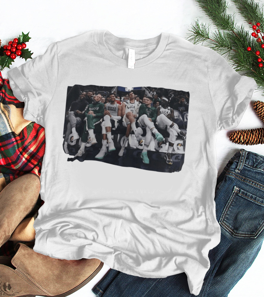 Milwaukee Bucks NBA Basketball Team Bench Players T-Shirt
