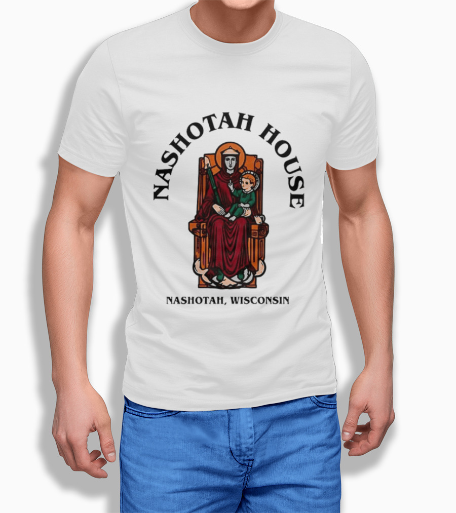 Nashotah House Virgin Mary And Child Jesus Icon Nashotah Wisconsin T-Shirt