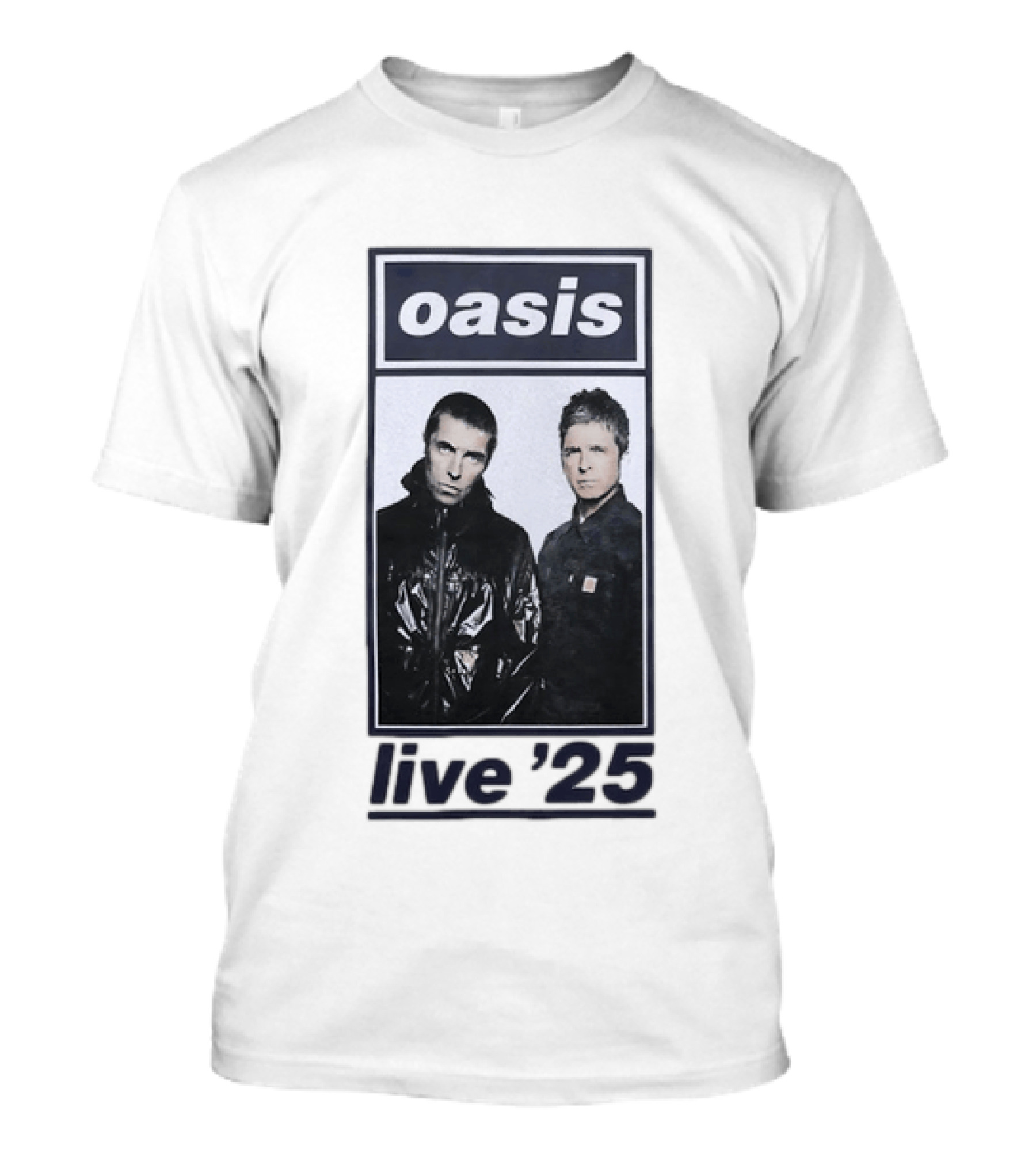 Oasis Live 2025 Liam Gallagher Band Tour T-Shirt