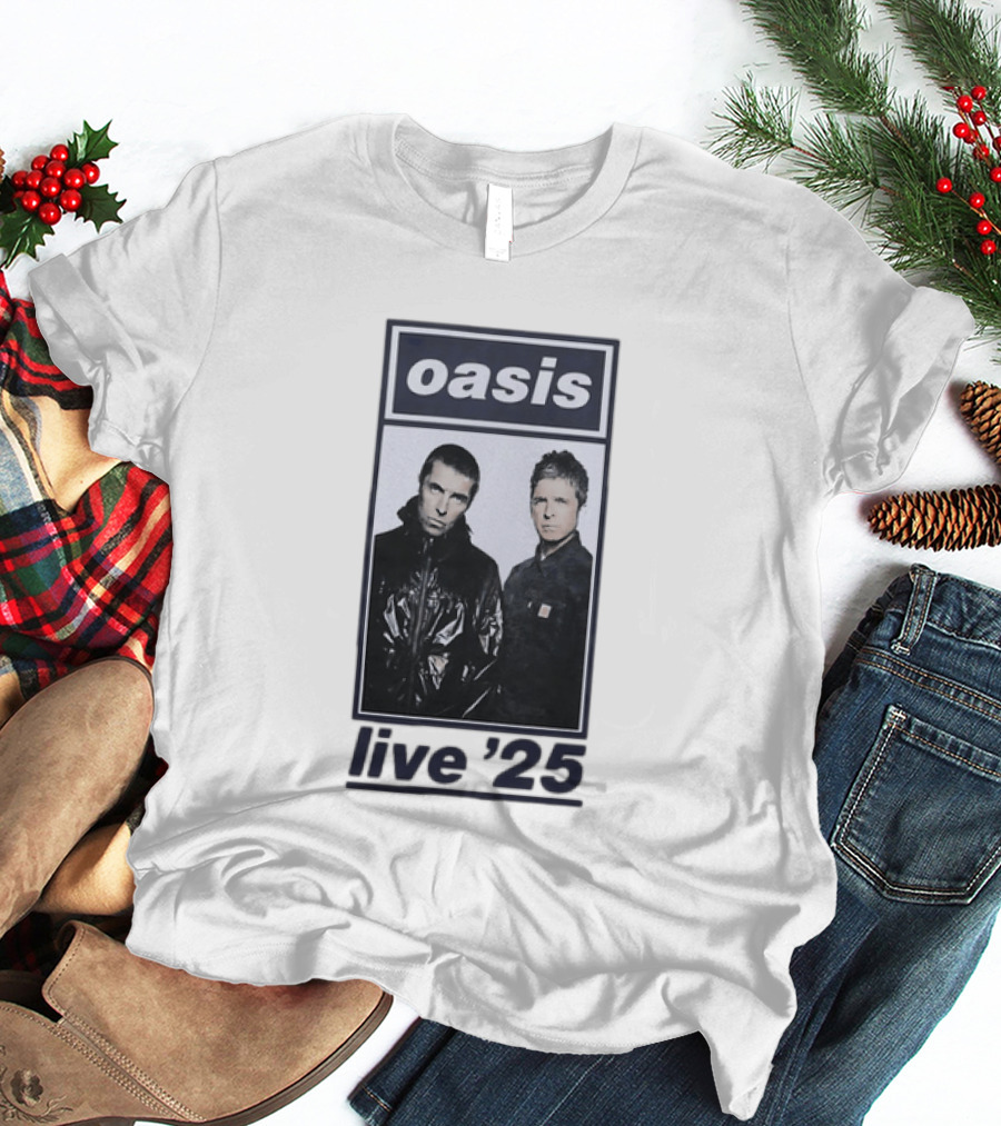 Oasis Live 2025 Liam Gallagher Band Tour T-Shirt