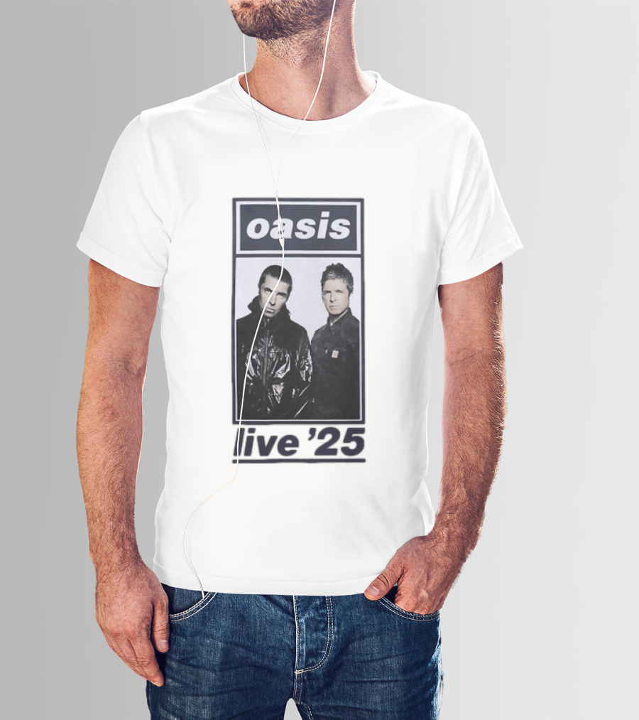 Oasis Live 2025 Liam Gallagher Band Tour T-Shirt