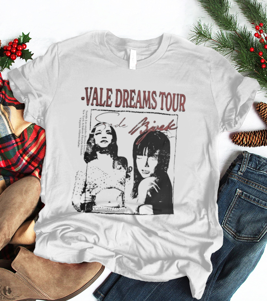 Vale Dreams Tour Sade Bjork 90s T-Shirt