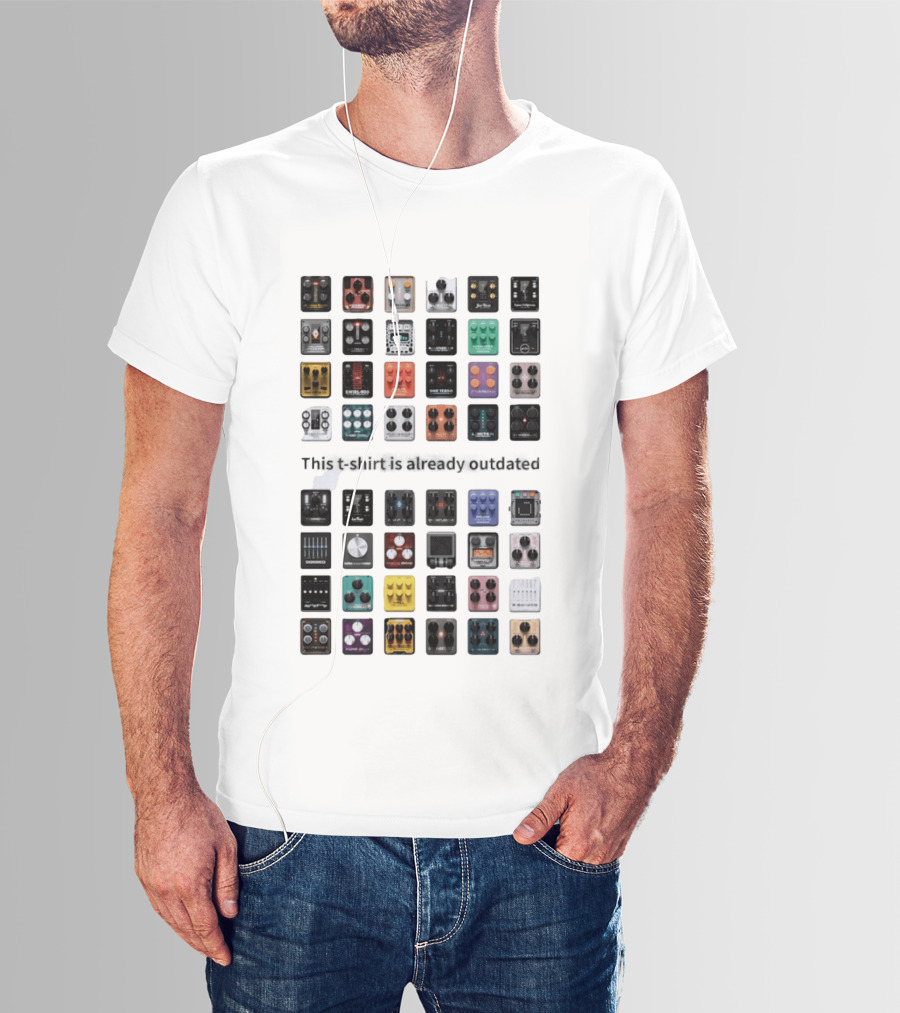 This Is Already Outdated Guitar Pedal Collection Effects T-Shirt