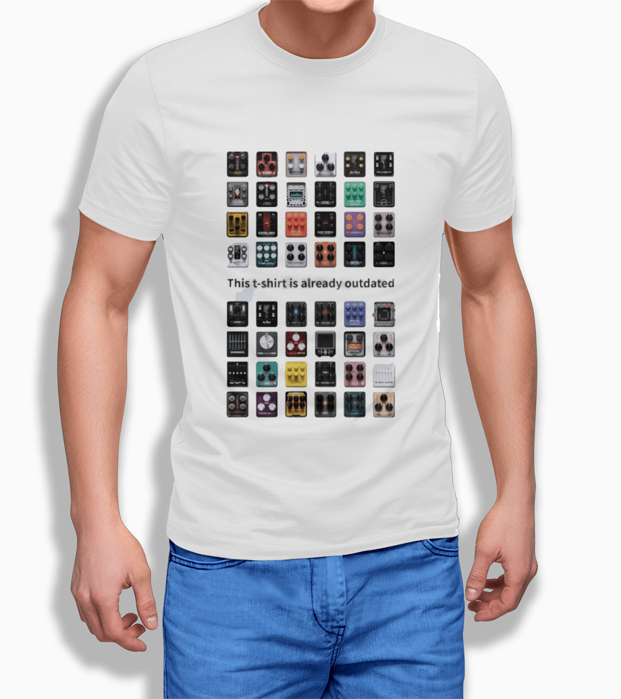 This Is Already Outdated Guitar Pedal Collection Effects T-Shirt