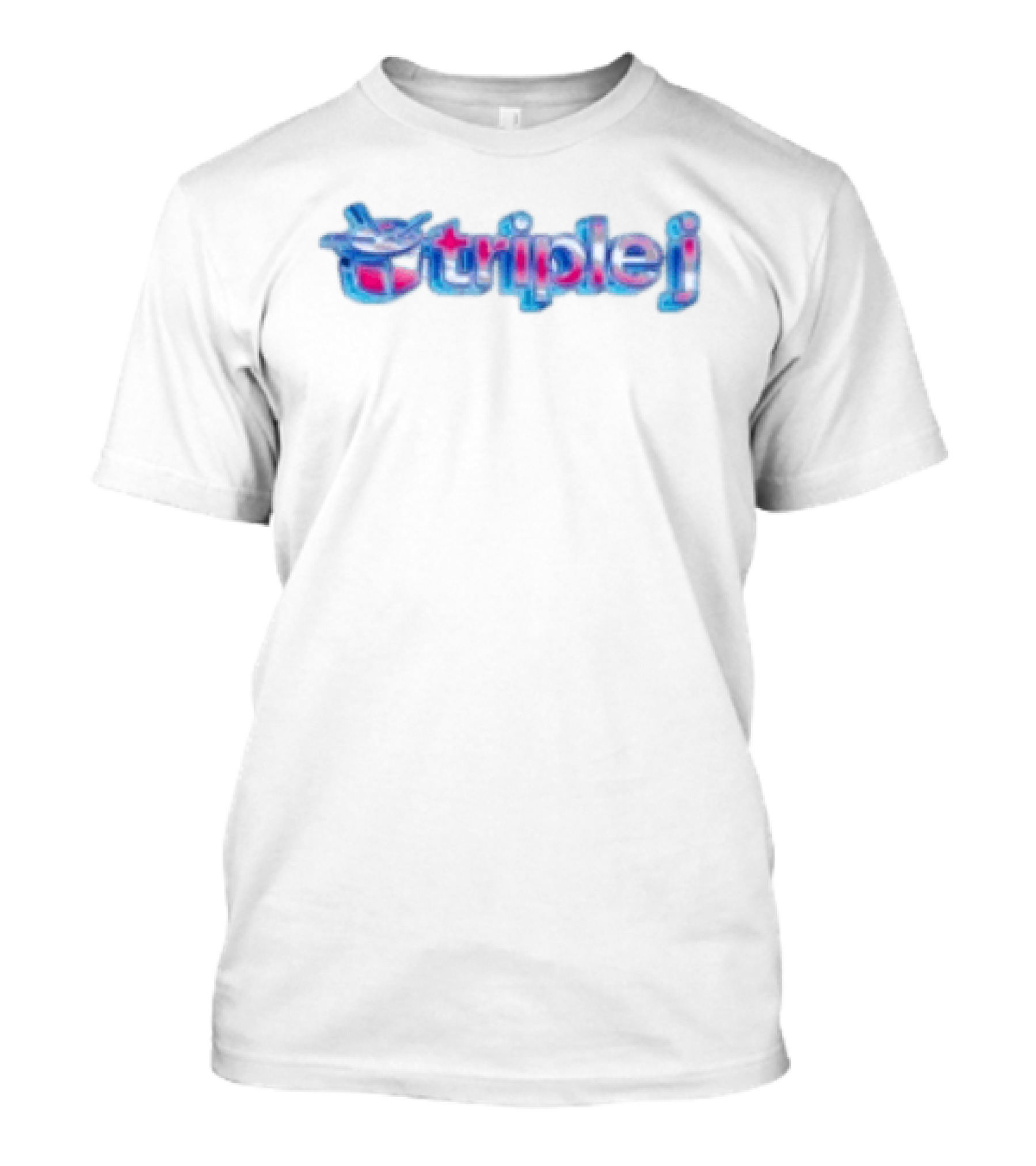 Triple J Dot Wav White T-Shirt
