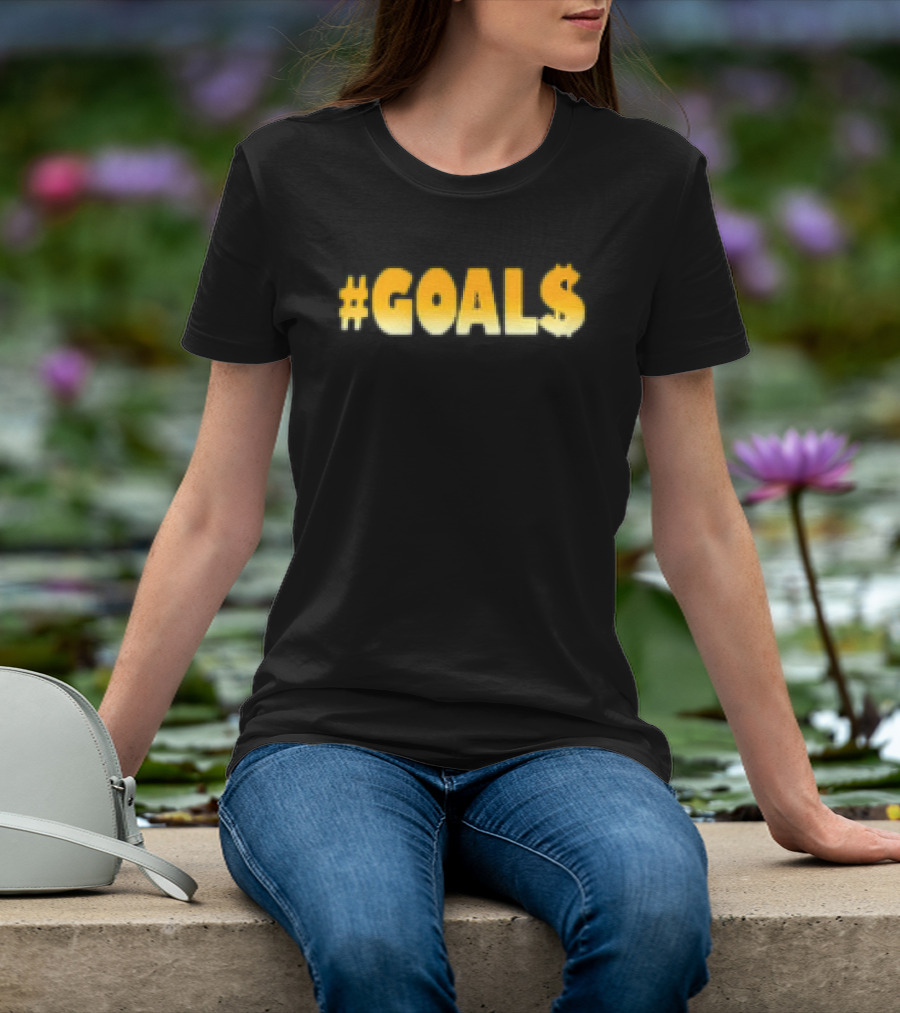 2024 New Year Money Goals Hashtag Wealth Ambitions Motivation T-Shirt