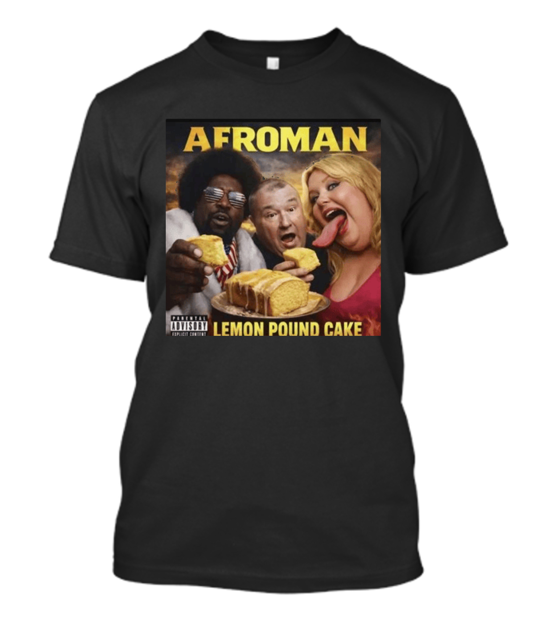 Afroman Lemon Pound Cake Featuring Iconic Cover T-Shirt