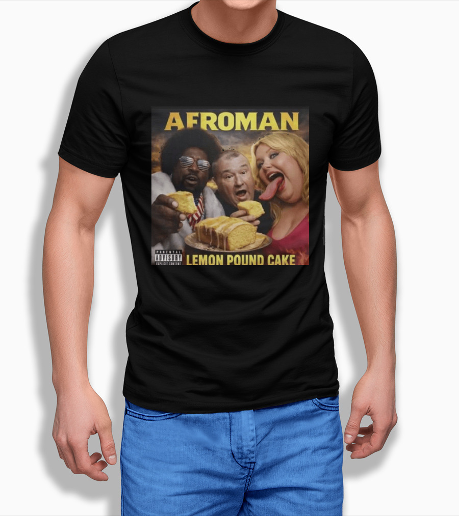 Afroman Lemon Pound Cake Featuring Iconic Cover T-Shirt
