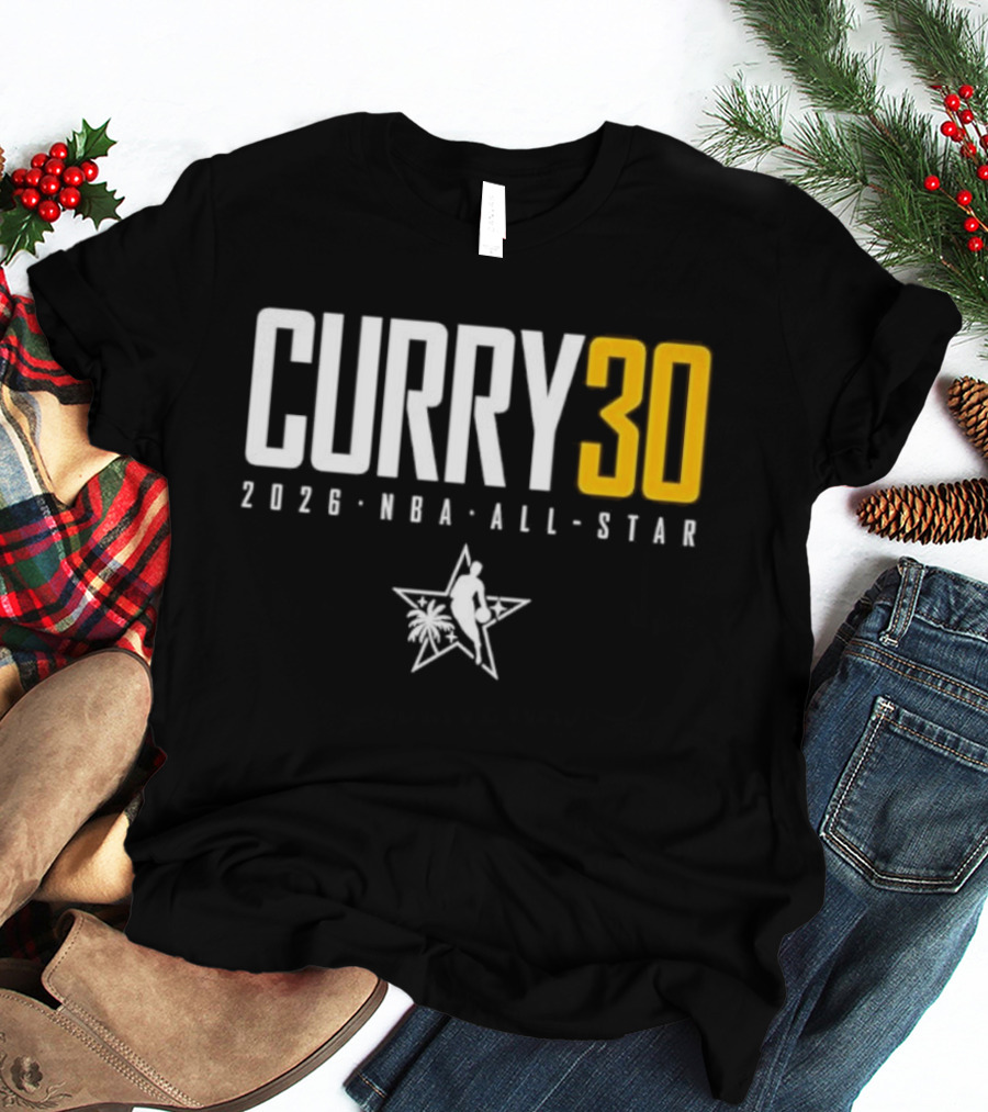 Curry30 2026 NBA All Star Golden State Warriors Iconic Basketball Star T-Shirt