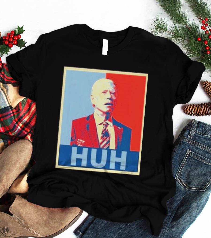 Huh Joe Biden Red Blue T-Shirt
